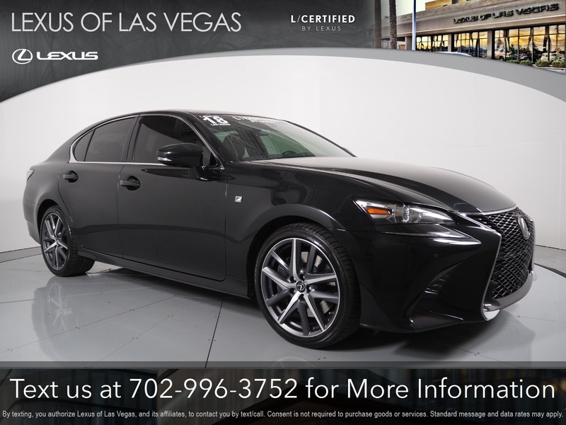 L/Certified BLACK 2018 Lexus GS350 F SPORT RWD Sedan in Las Vegas ...