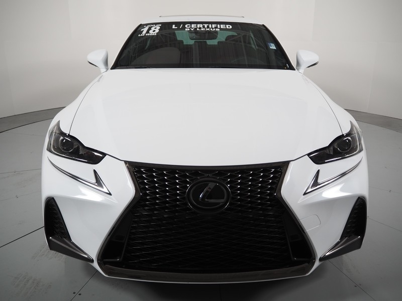 L/Certified WHITE 2018 Lexus IS350 F SPORT RWD Sedan in Las Vegas # ...