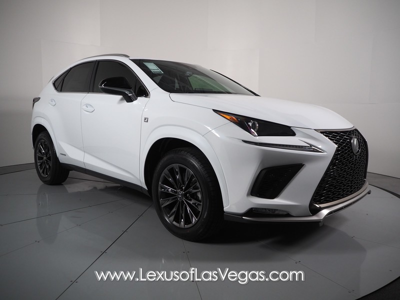 New Ultra White 2021 Lexus NX 300h F SPORT AWD Black Line Special ...